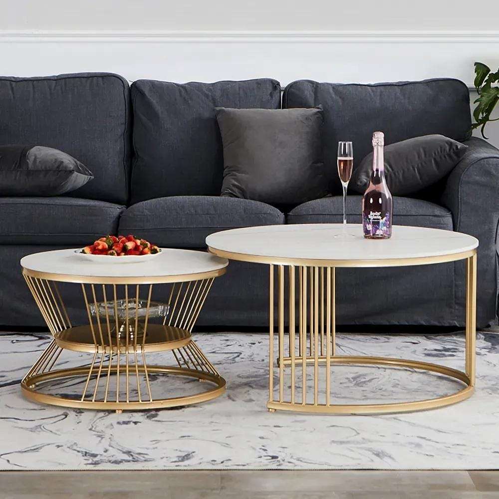 Round Nesting Coffee Table Set - Style 2 – Writings On The Wall