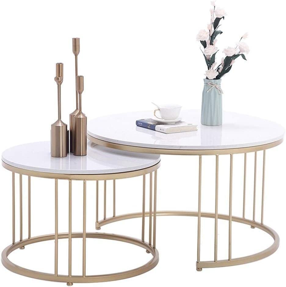 Round Nesting Coffee Table Set - Style 4 Writings On The Wall Coffee Tables