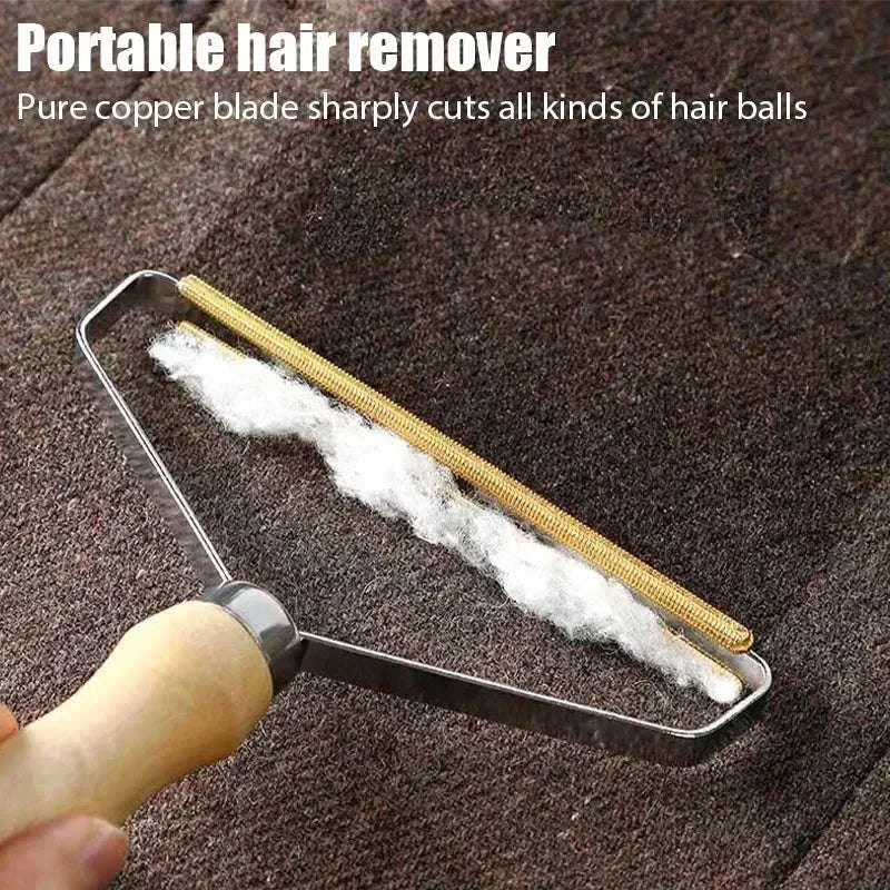 Pet Hair Remover Portable Manual Scraper Lint Cleaner Sticky Brush Cat Hair Removal Brush Hair Removal Tool Cat Accessories Writings On The Wall 