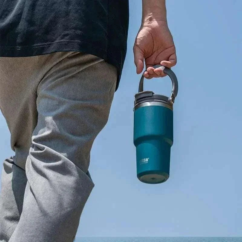 Tyeso Stainless Steel Coffee Cup Cold And Hot Double-layer Insulated Cup Tumbler Thermo Water Bottle Car Travel Mug Vacuum Cup Writings On The Wall 