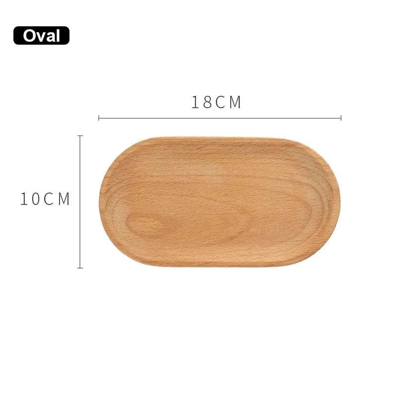 Walnut Wooden Tray Ins Wind Small Wooden Plate Japanese Rectangular Dinner Plate Cake Bread Coffee Tea Solid Wood Plate Tray Writings On The Wall 