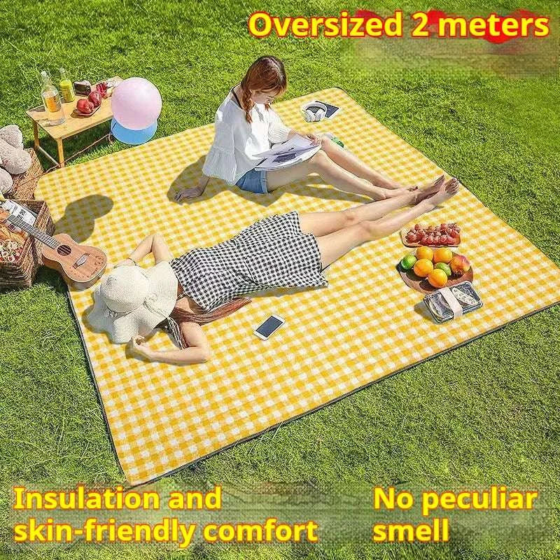 Waterproof Beach Mat Folding Mattress Portable Lightweight Picnic Mat ﻿Large Outdoor Camping Mat Writings On The Wall 