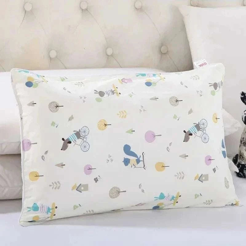 Four Season Universal Child Pillow Cartoon Style Cotton Baby Comfortable Pillowcase Kindergarten Student High Quality Pillowcase Writings On The Wall 
