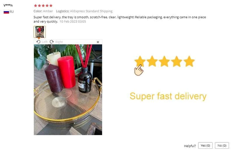 Round Serving Decorative Tray Plastic Serving Tray Kitchen Storages Decor for Party Coffee Table for Living Room Bathroom Writings On The Wall 