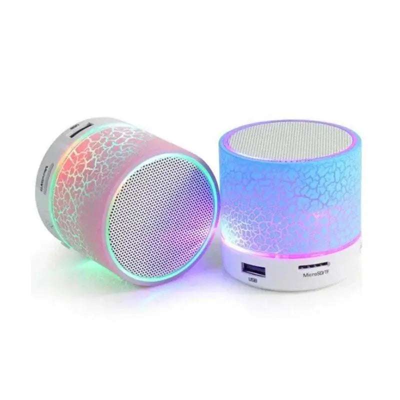 Mini Bluetooth Speaker Wireless Loudspeaker Crack LED SD Card USB Subwoofer Portable MP3 Music Sound Column for PC Mobile Phone Writings On The Wall 