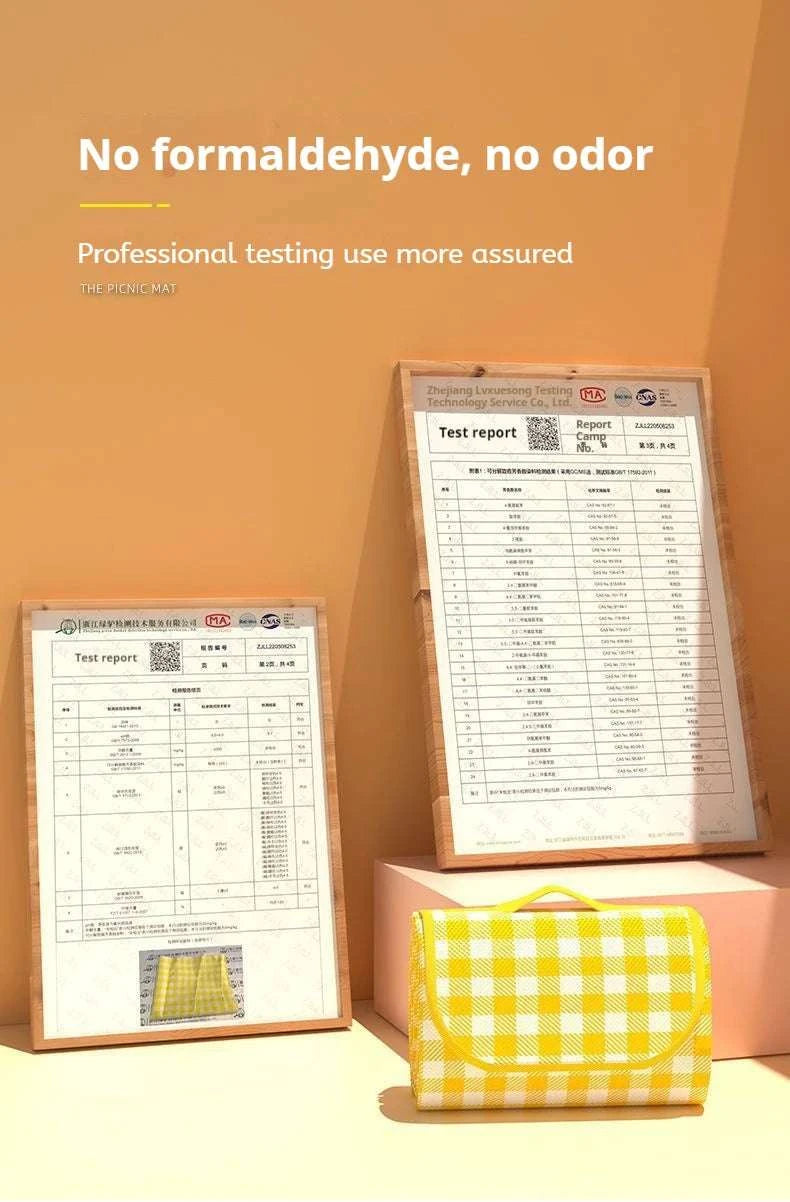 Waterproof Beach Mat Folding Mattress Portable Lightweight Picnic Mat ﻿Large Outdoor Camping Mat Writings On The Wall 