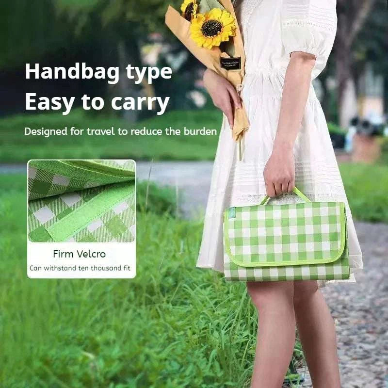 Waterproof Beach Mat Folding Mattress Portable Lightweight Picnic Mat ﻿Large Outdoor Camping Mat Writings On The Wall 