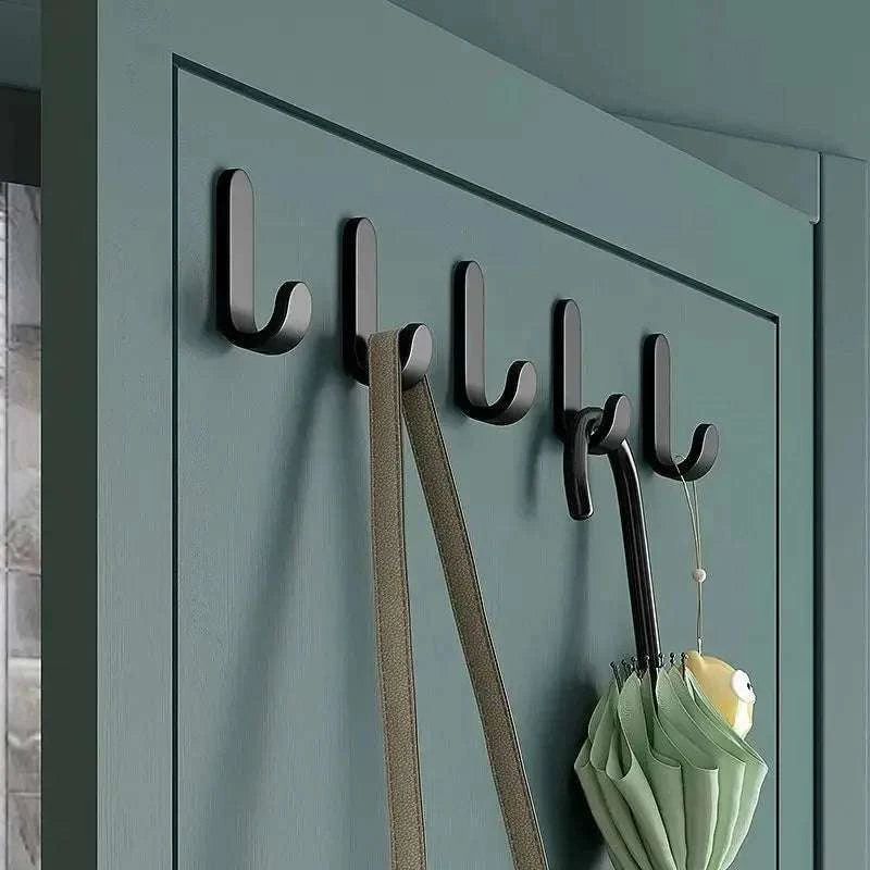 Self Adhesive Strong Wall Organizer Hook Behinddoor Key Cloth Hanger Hook Bathroom Robe Towel Holder Rack Kitchen Home Organizer Writings On The Wall 