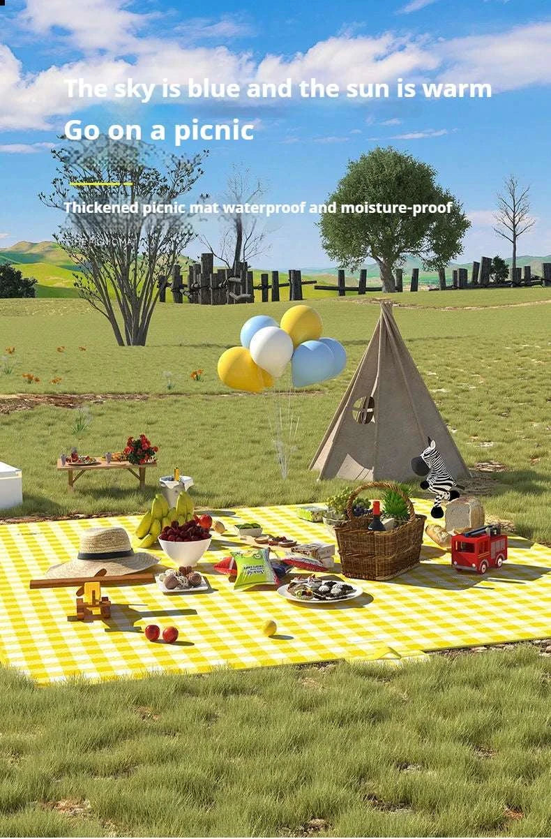 Waterproof Beach Mat Folding Mattress Portable Lightweight Picnic Mat ﻿Large Outdoor Camping Mat Writings On The Wall 