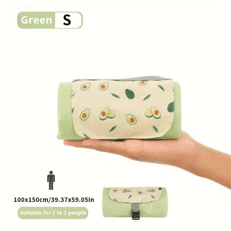 Pocket Size Waterproof Picnic Mat - Mini Foldable Beach Blanket Sand Proof Portable Outdoor Travel Mat Moisture Proof Writings On The Wall 