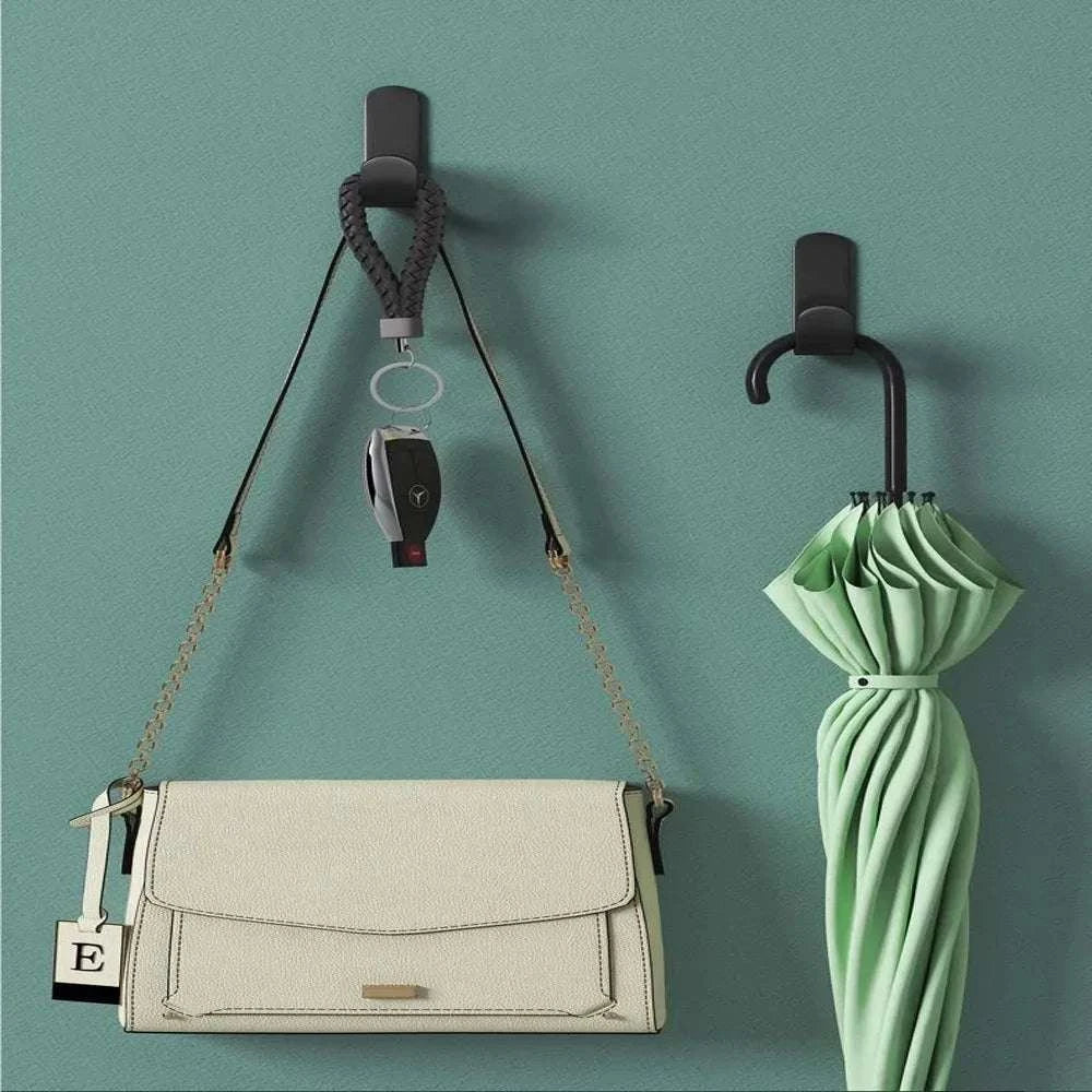 Self Adhesive Strong Wall Organizer Hook Behinddoor Key Cloth Hanger Hook Bathroom Robe Towel Holder Rack Kitchen Home Organizer Writings On The Wall 