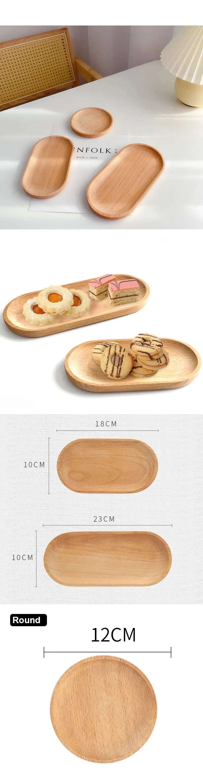 Walnut Wooden Tray Ins Wind Small Wooden Plate Japanese Rectangular Dinner Plate Cake Bread Coffee Tea Solid Wood Plate Tray Writings On The Wall 