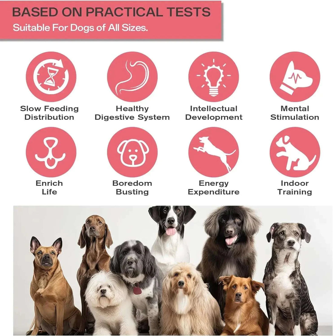 Dog Puzzle Toy Elliptical Track Rolling Increase Intelligence Ball Leaky Food Develop Good Habits Durable Interactive Pet Toys Writings On The Wall 