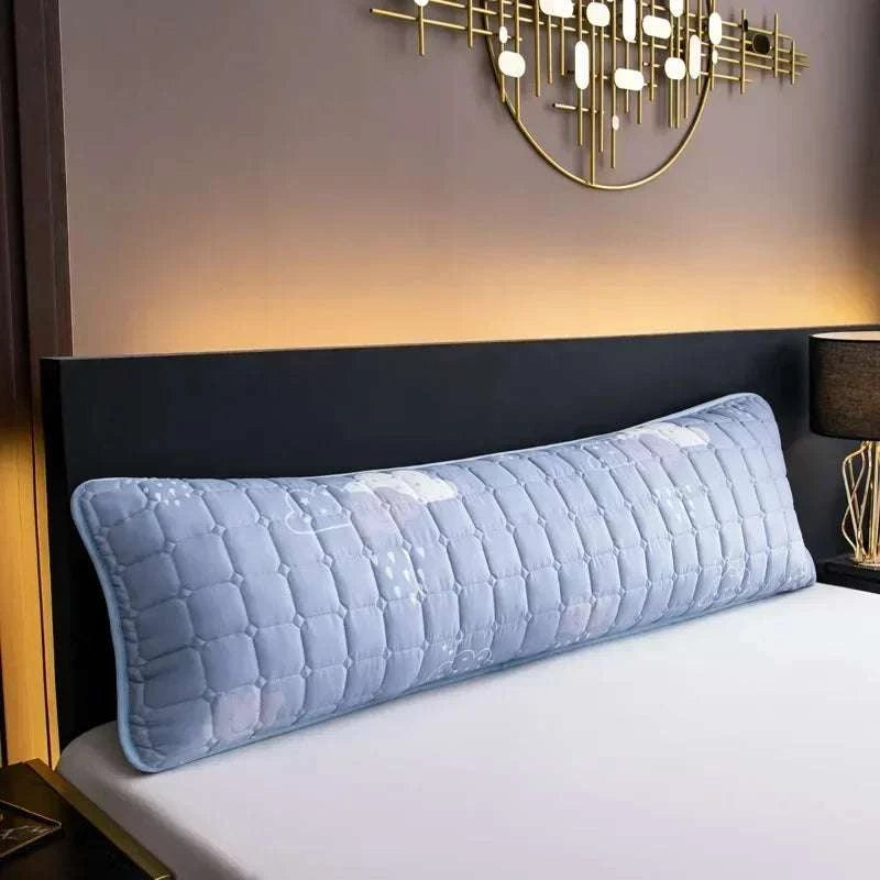 Solid Color Quilted Design Long Pillowcase Bedding Body Pillow Cover Pillow Case For Healthy Standard 48*120cm/48*150cm/48*180cm Writings On The Wall 