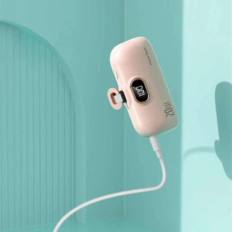 Xiaomi Mijia 30000mAh Mini Portable Power Bank Capsule Mobile Power Supply Emergency External Battery Fast Charger For iPhone 16 Writings On The Wall 