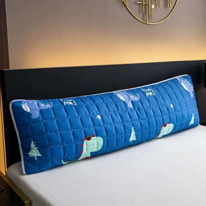 Solid Color Quilted Design Long Pillowcase Bedding Body Pillow Cover Pillow Case For Healthy Standard 48*120cm/48*150cm/48*180cm Writings On The Wall 