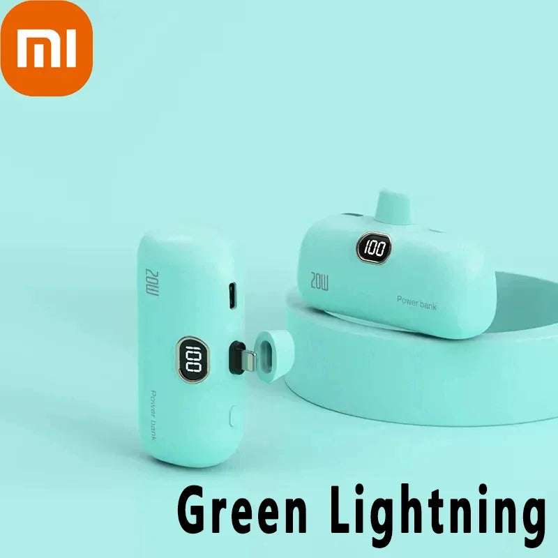 Xiaomi Mijia 30000mAh Mini Portable Power Bank Capsule Mobile Power Supply Emergency External Battery Fast Charger For iPhone 16 Writings On The Wall 