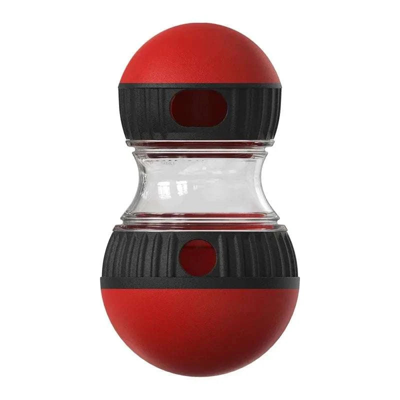 Dog Puzzle Toy Elliptical Track Rolling Increase Intelligence Ball Leaky Food Develop Good Habits Durable Interactive Pet Toys Writings On The Wall 