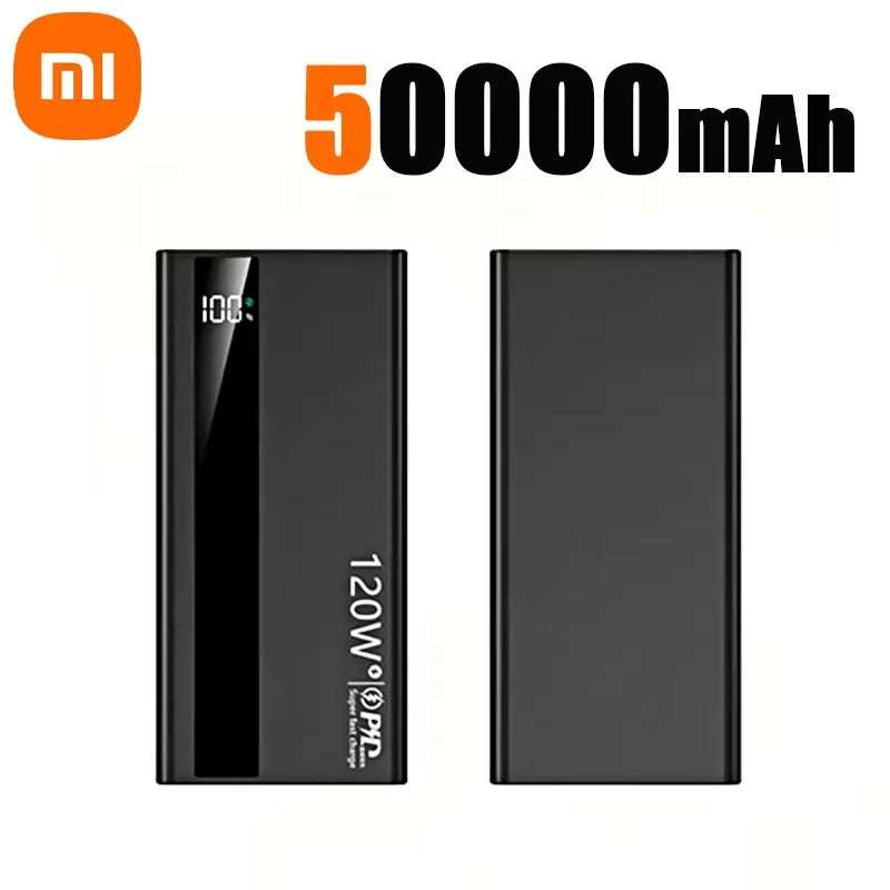 Xiaomi 120W 200000mAh Power Bank High Capacity Digital Display Fast Charging Powerbank Portable Battery Charger For iPhone Writings On The Wall 