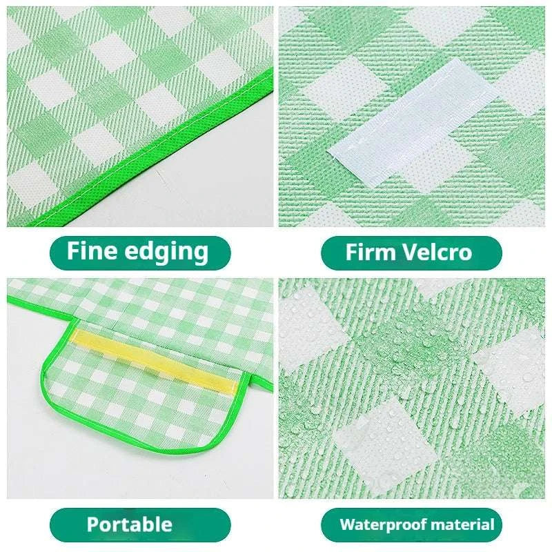 Waterproof Beach Mat Folding Mattress Portable Lightweight Picnic Mat ﻿Large Outdoor Camping Mat Writings On The Wall 