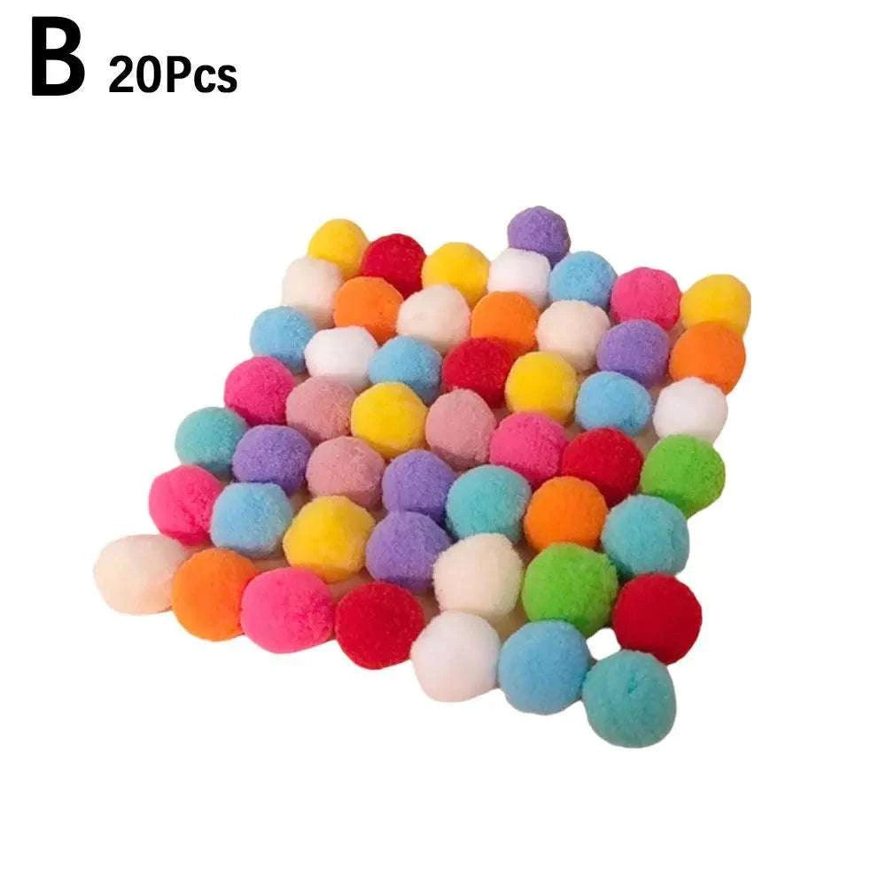 Cat Toys Interactive Launch Training Toy For Pet Kitten Creative Mini Shooting Gun Games Stretch Plush Ball Toys Pet Supplies Writings On The Wall 
