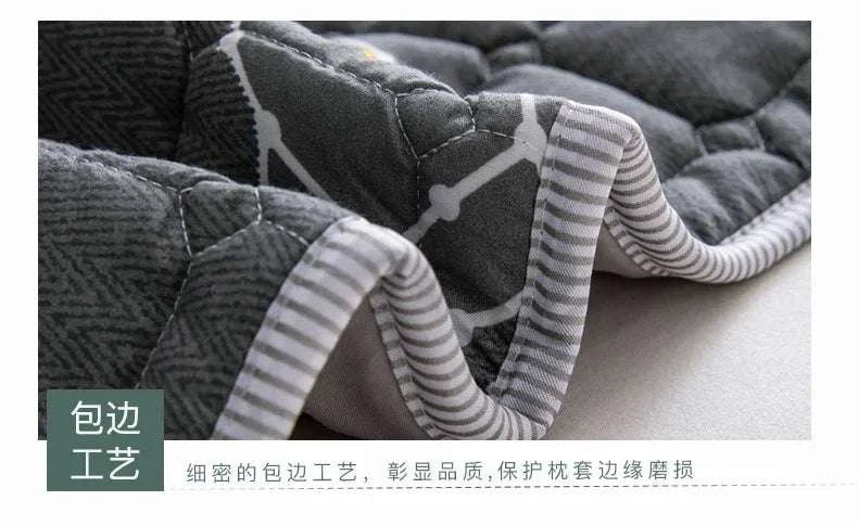 Solid Color Quilted Design Long Pillowcase Bedding Body Pillow Cover Pillow Case For Healthy Standard 48*120cm/48*150cm/48*180cm Writings On The Wall 