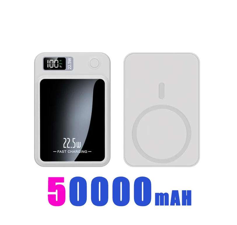 100000mAH Power Bank Magnetic Wireless 22.5W Ultra Capacity Super Fast Charging Magnetic Power Bank For Iphone15 Samsung Xiaomi Writings On The Wall 