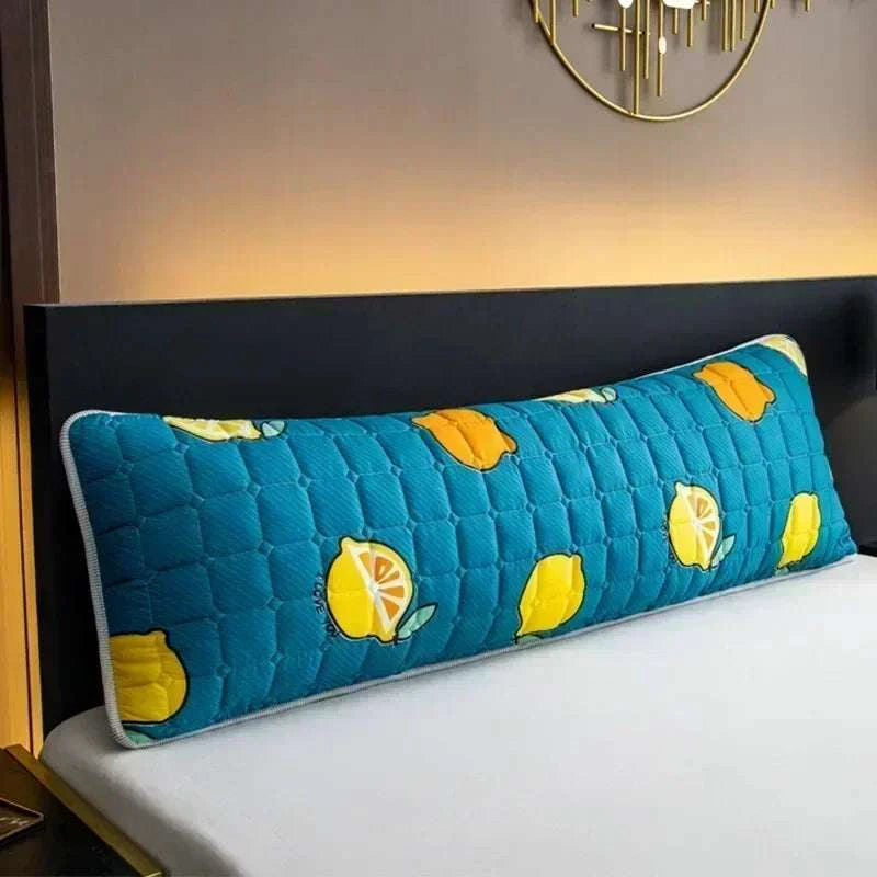 Solid Color Quilted Design Long Pillowcase Bedding Body Pillow Cover Pillow Case For Healthy Standard 48*120cm/48*150cm/48*180cm Writings On The Wall 