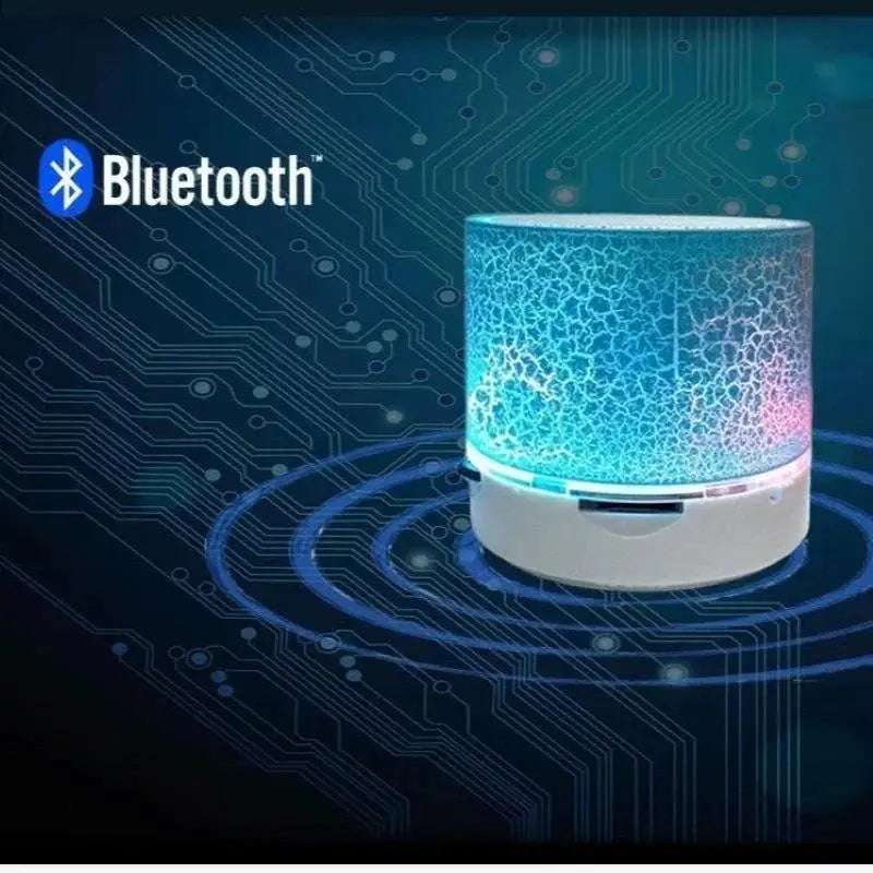 Mini Bluetooth Speaker Wireless Loudspeaker Crack LED SD Card USB Subwoofer Portable MP3 Music Sound Column for PC Mobile Phone Writings On The Wall 