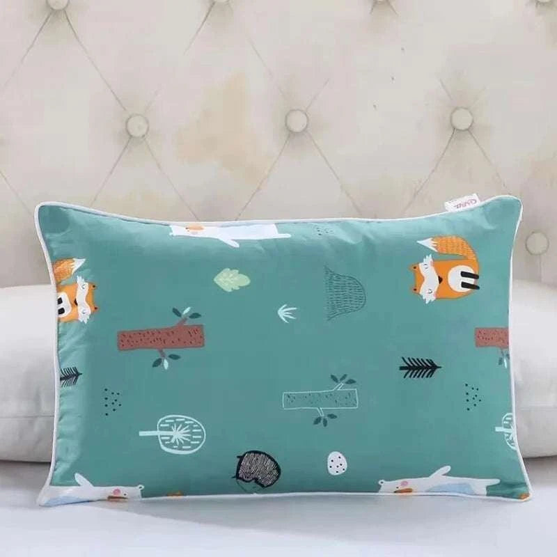 Four Season Universal Child Pillow Cartoon Style Cotton Baby Comfortable Pillowcase Kindergarten Student High Quality Pillowcase Writings On The Wall 