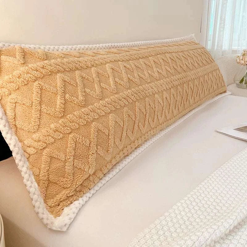 120/150/180cm Long Plush Pillowcase Soft Warm Velvet Bedding Body Pillow Cover Home Decor Large Couple Flannel Pillow Case Writings On The Wall 