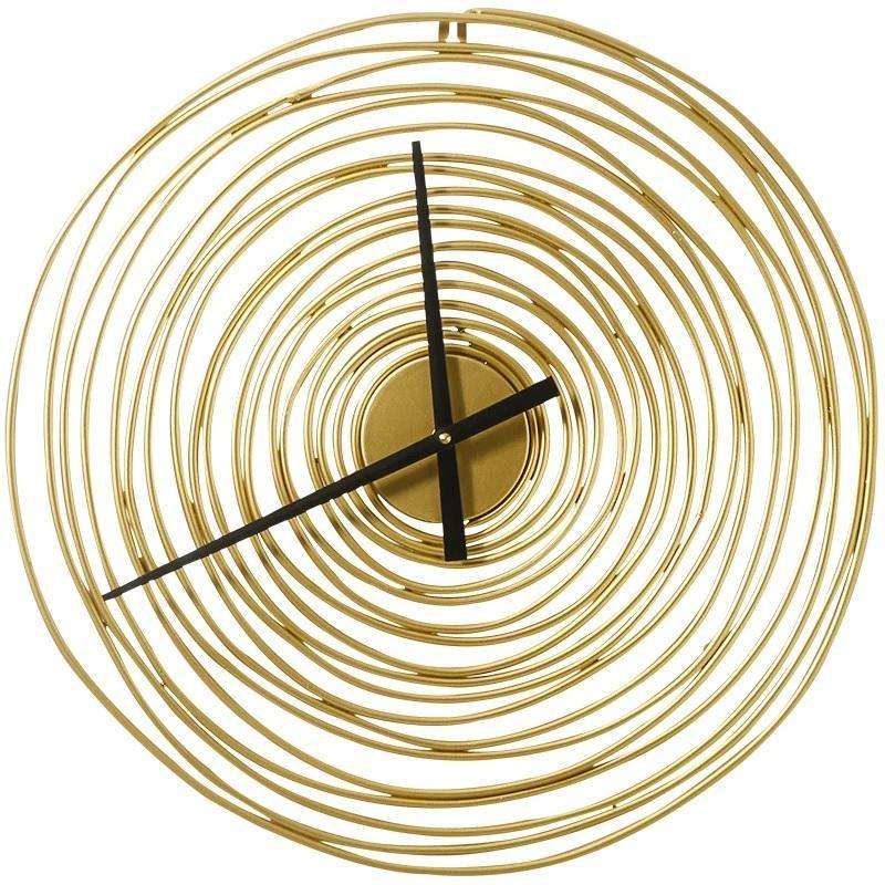 Spiral Wall Clock Writings On The Wall Metal Wall Clock