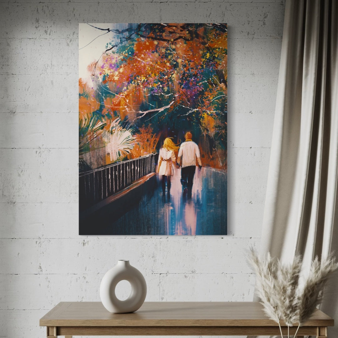 A Walk In The Park Painting - Art Print