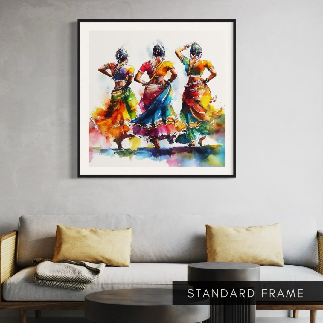 Vibrant Trio Painting - Art Print
