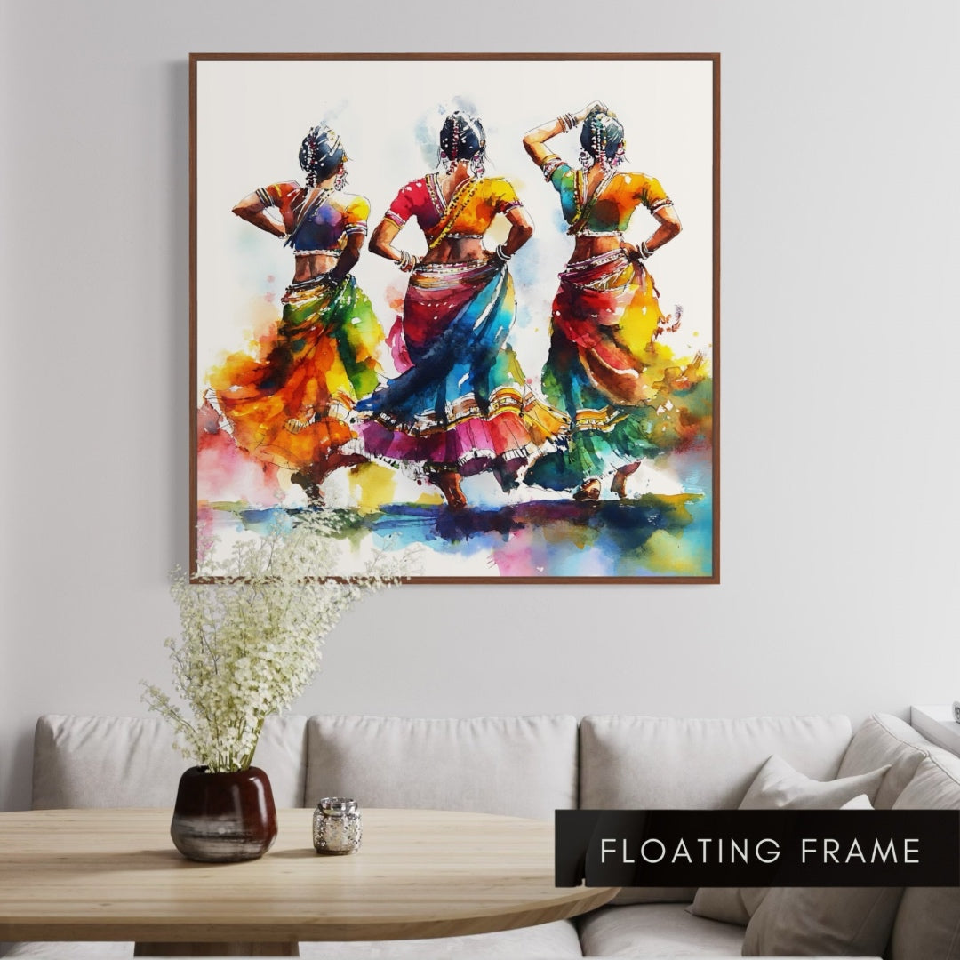 Vibrant Trio Painting - Art Print