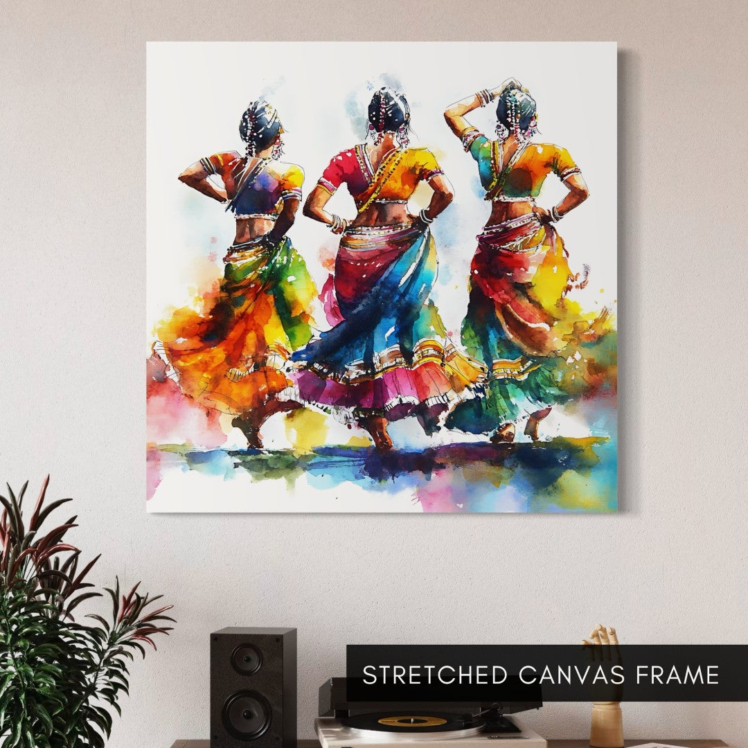 Vibrant Trio Painting - Art Print