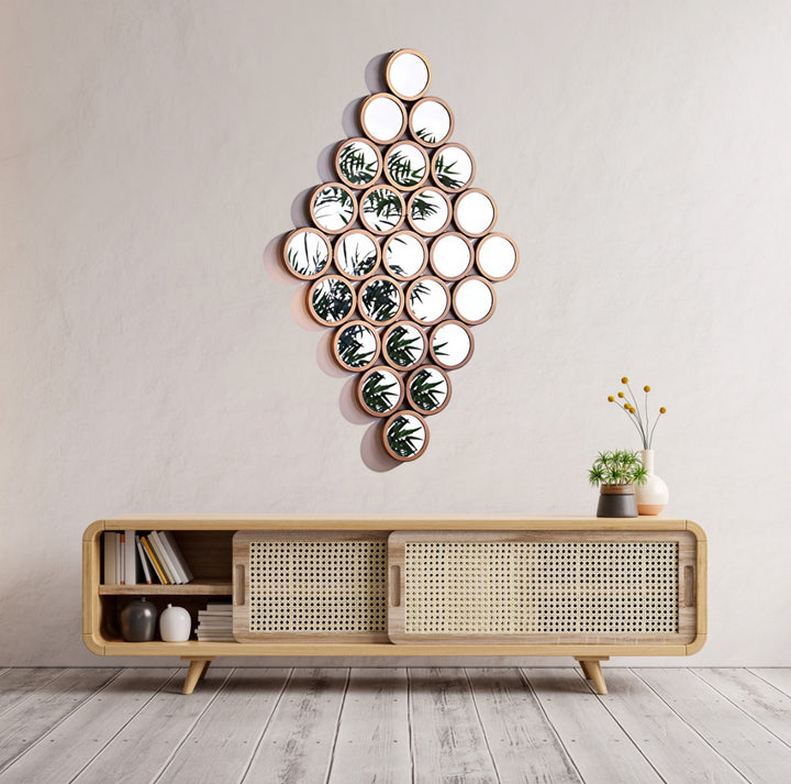 Diamond Cluster Wall Mirror