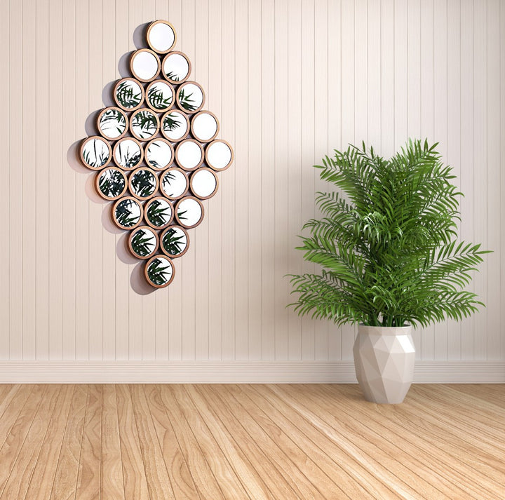 Diamond Cluster Wall Mirror