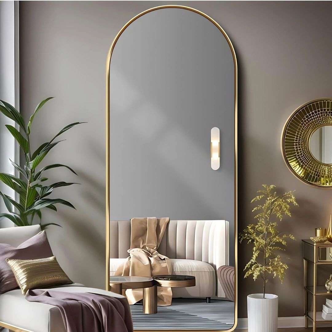 Full Length Sleek Designer Wall/Floor Mirror (Copy) Writings On The Wall Wall Mirror