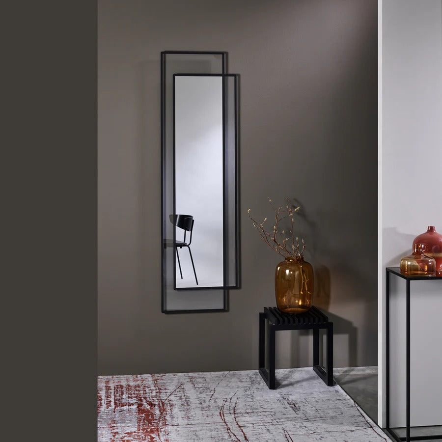 Geometric Full Length Wall Mirror