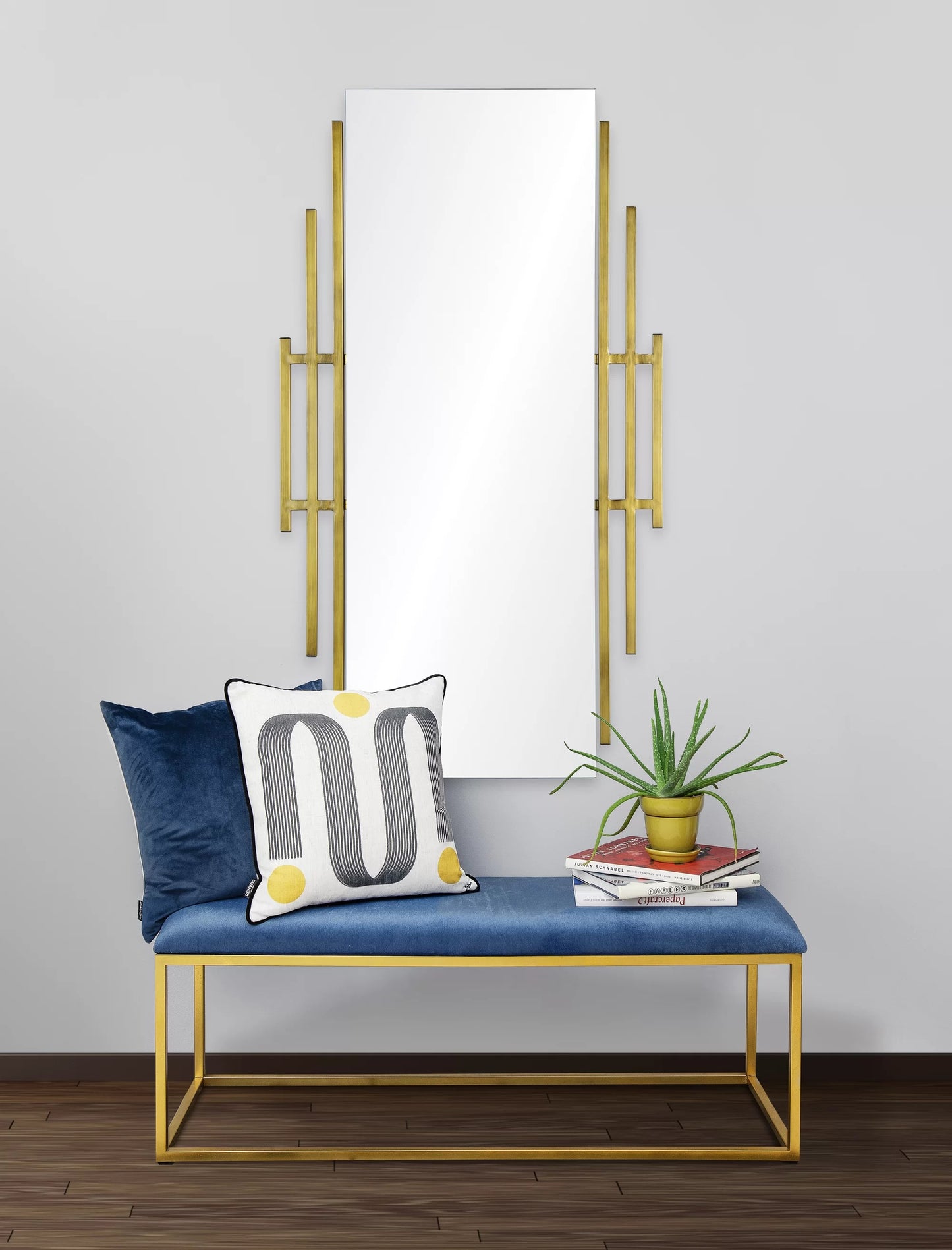 Designer Full Length Wall Mirror with Side Frame
