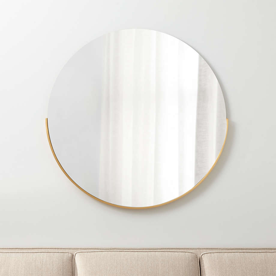 Designer Half Arc Wall Mirror