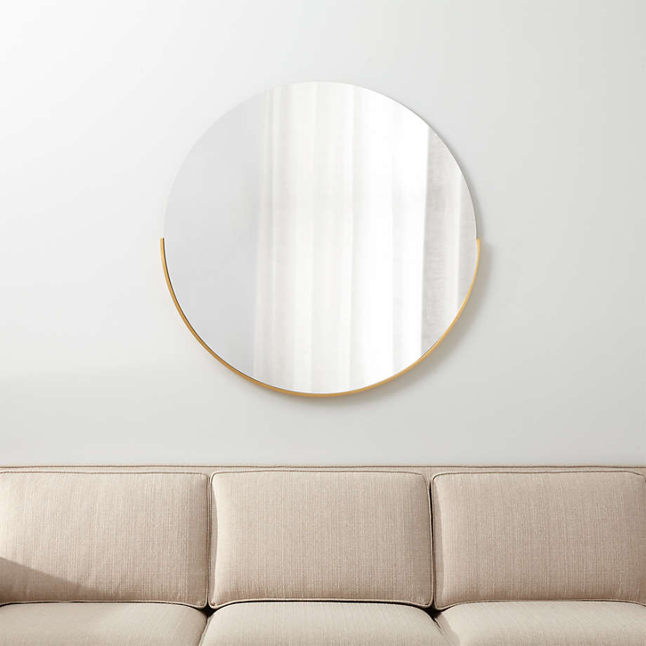 Designer Half Arc Wall Mirror