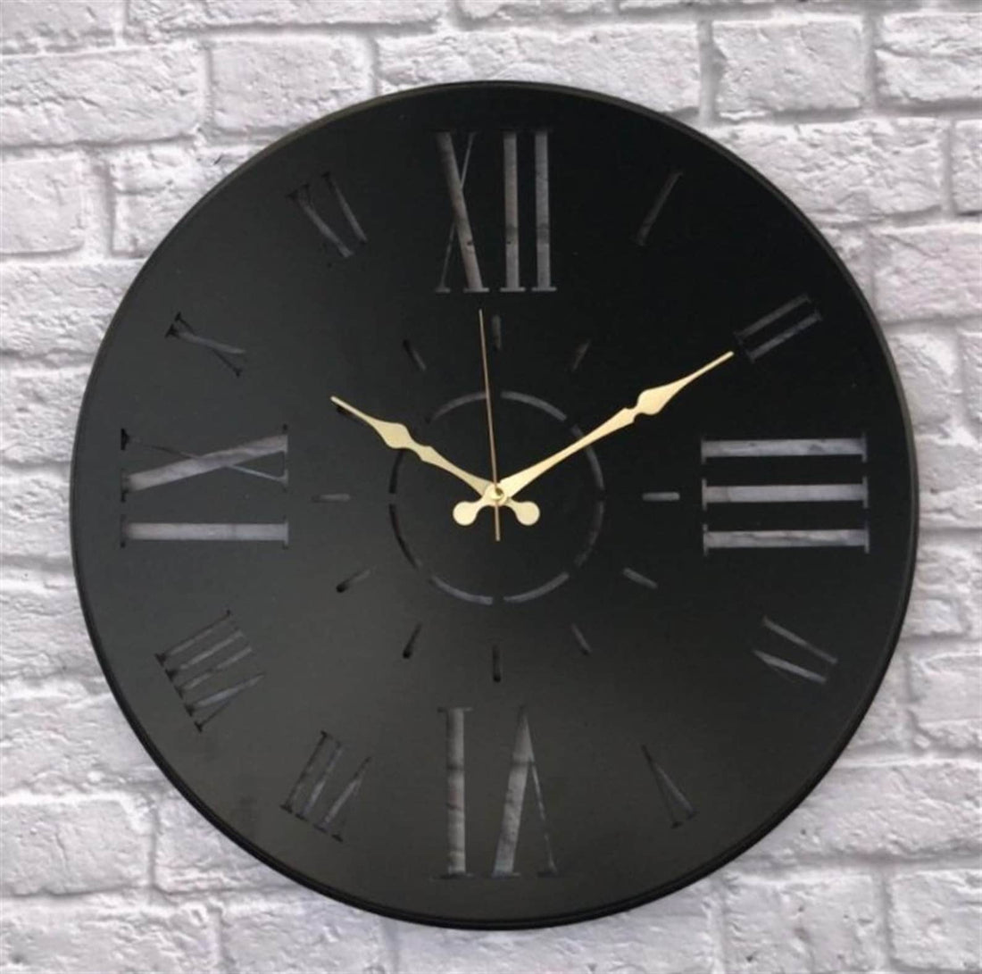 Roman Cutout Numbers Wall Clock