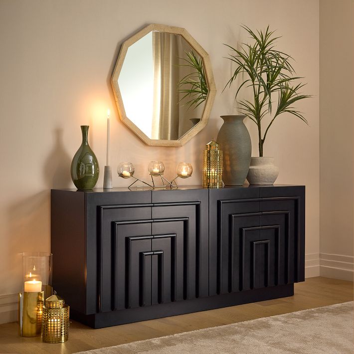 Designer Polygon Wall Mirror