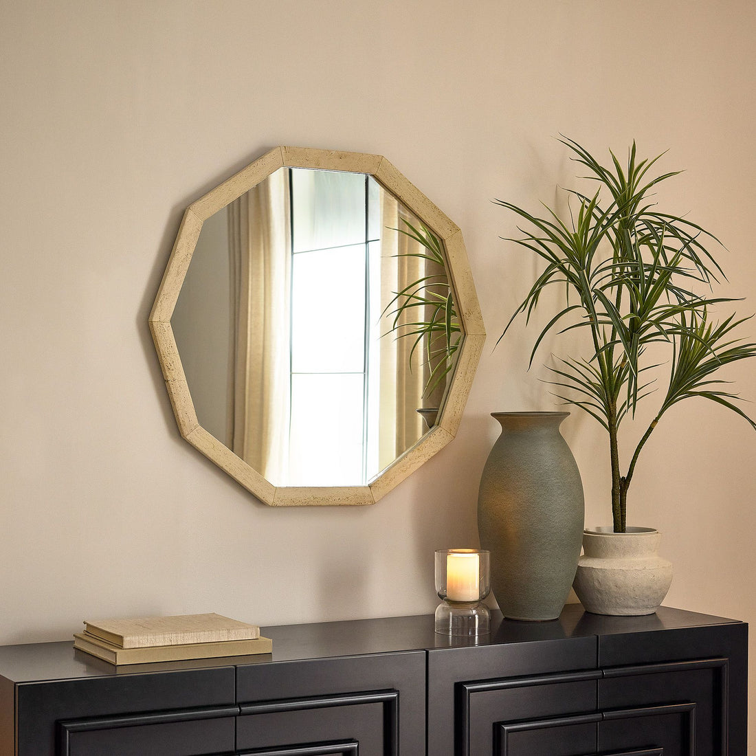 Designer Polygon Wall Mirror