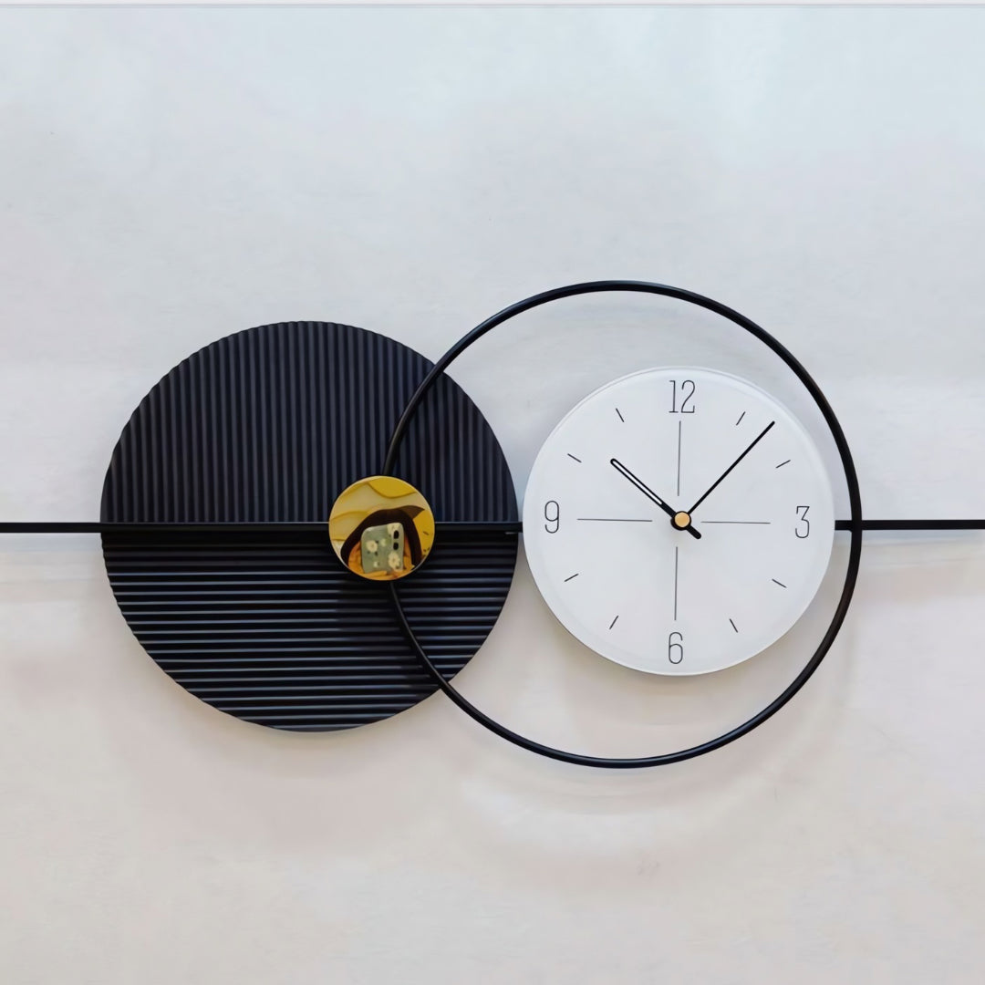 Black and White Designer Wall Clock