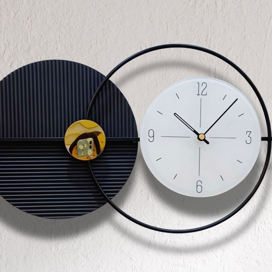 Black and White Designer Wall Clock