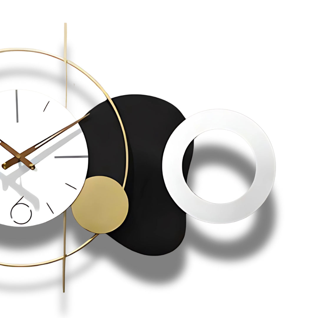 Minimalist Multi-Tone Designer Wall Clock