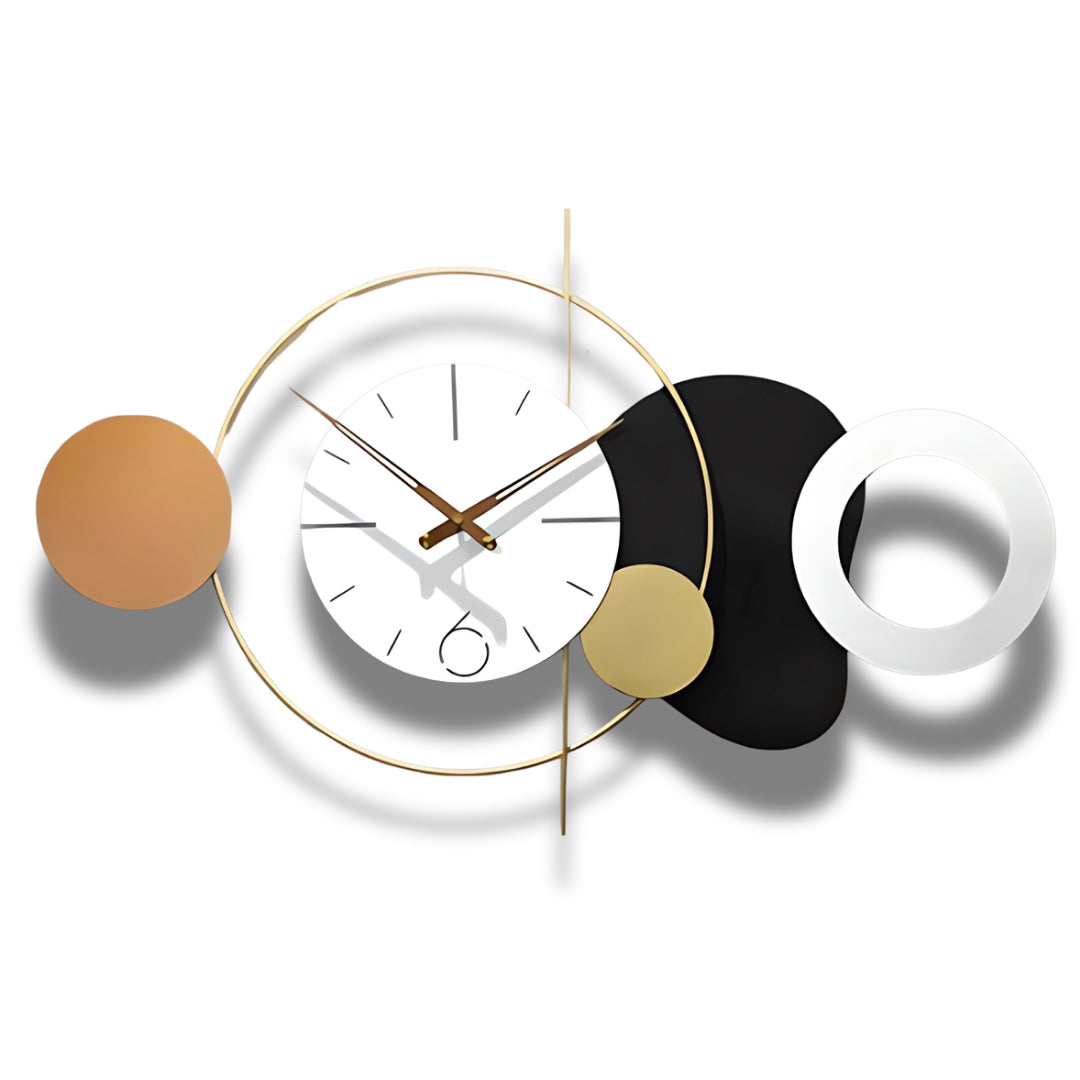 Minimalist Multi-Tone Designer Wall Clock